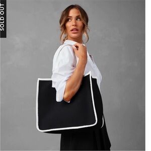 Vici Black Colorblock Tote